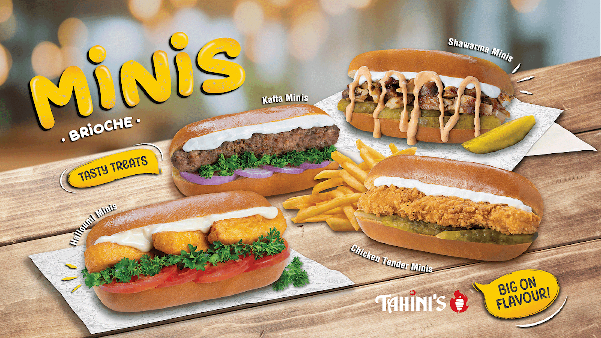 Menu, Tahini's Shawarma