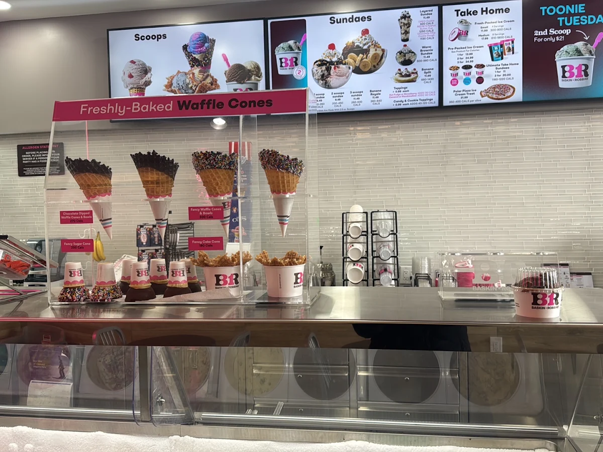 Menu, Baskin-Robbins