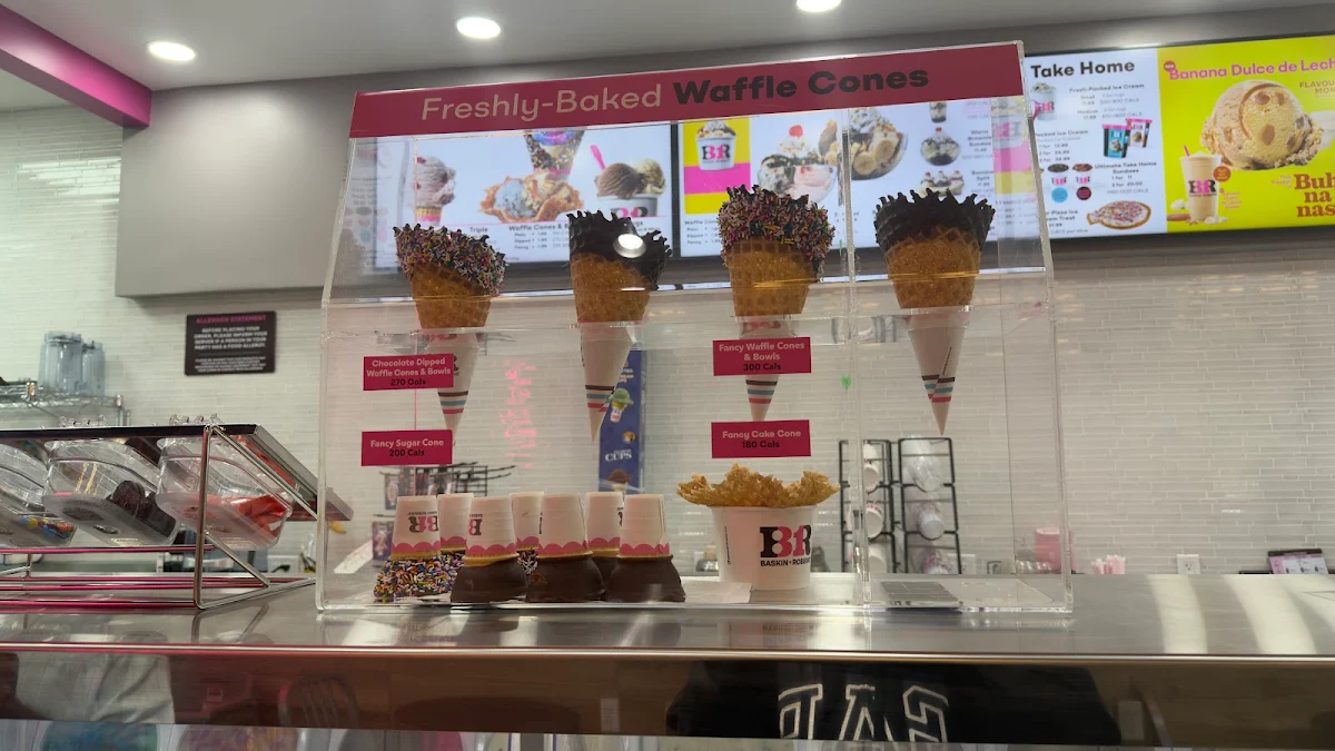 Menu, Baskin-Robbins