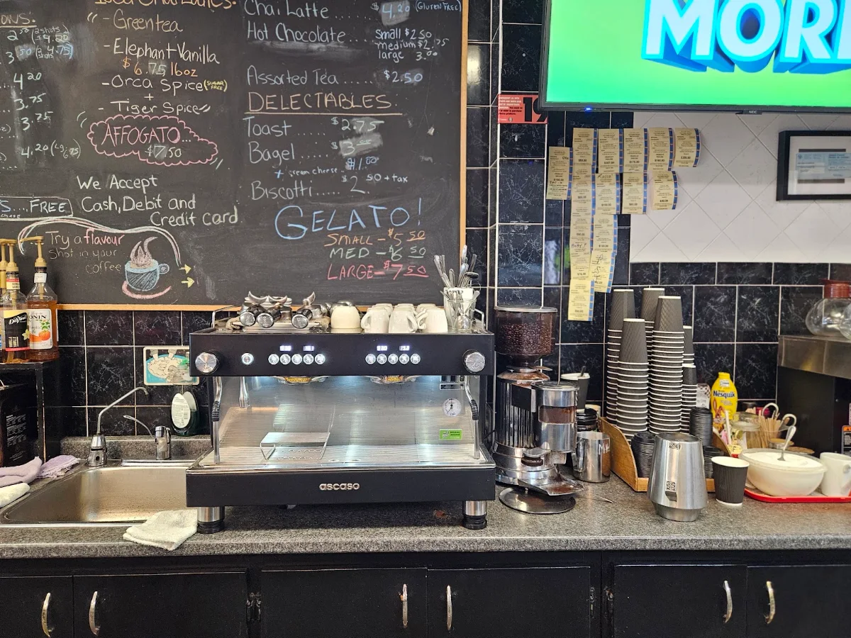 Menu, Downtown Espresso Café