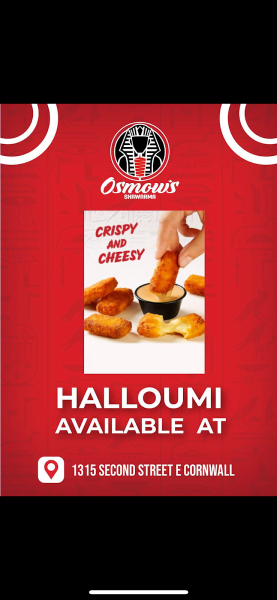 Menu, Osmow's Shawarma