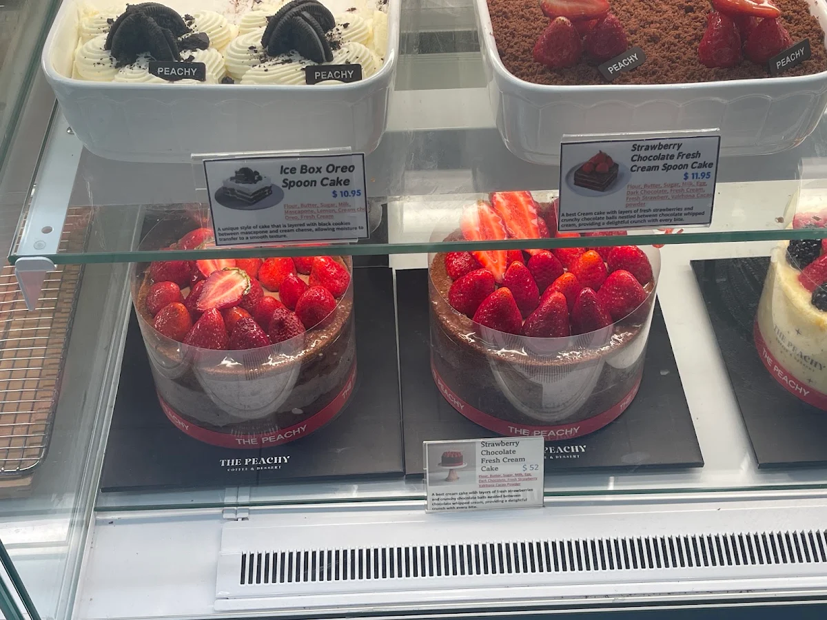 Menu, The Peachy (North York)