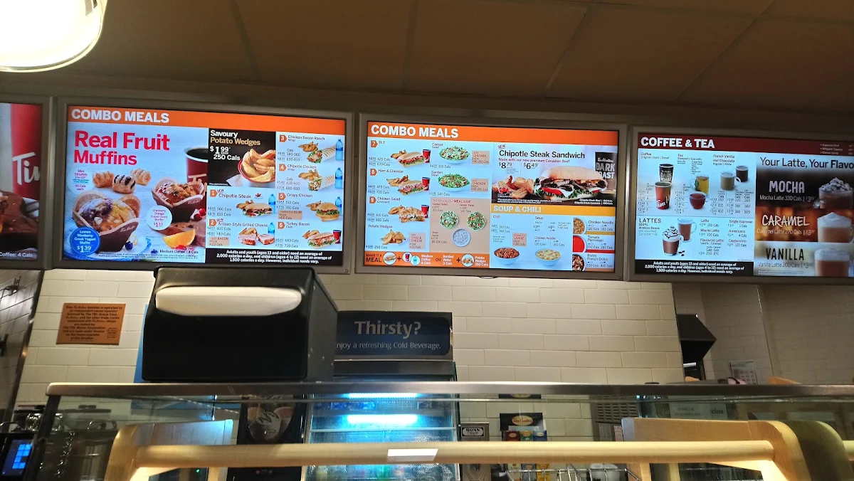 Menu, Tim Hortons