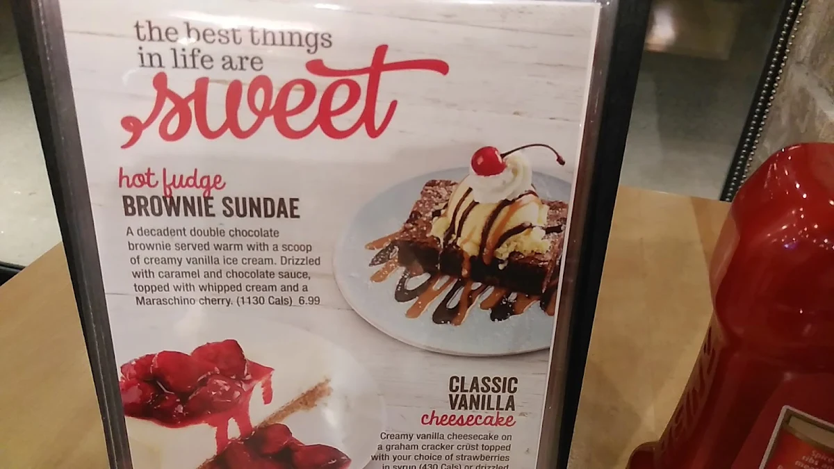 Menu, Swiss Chalet