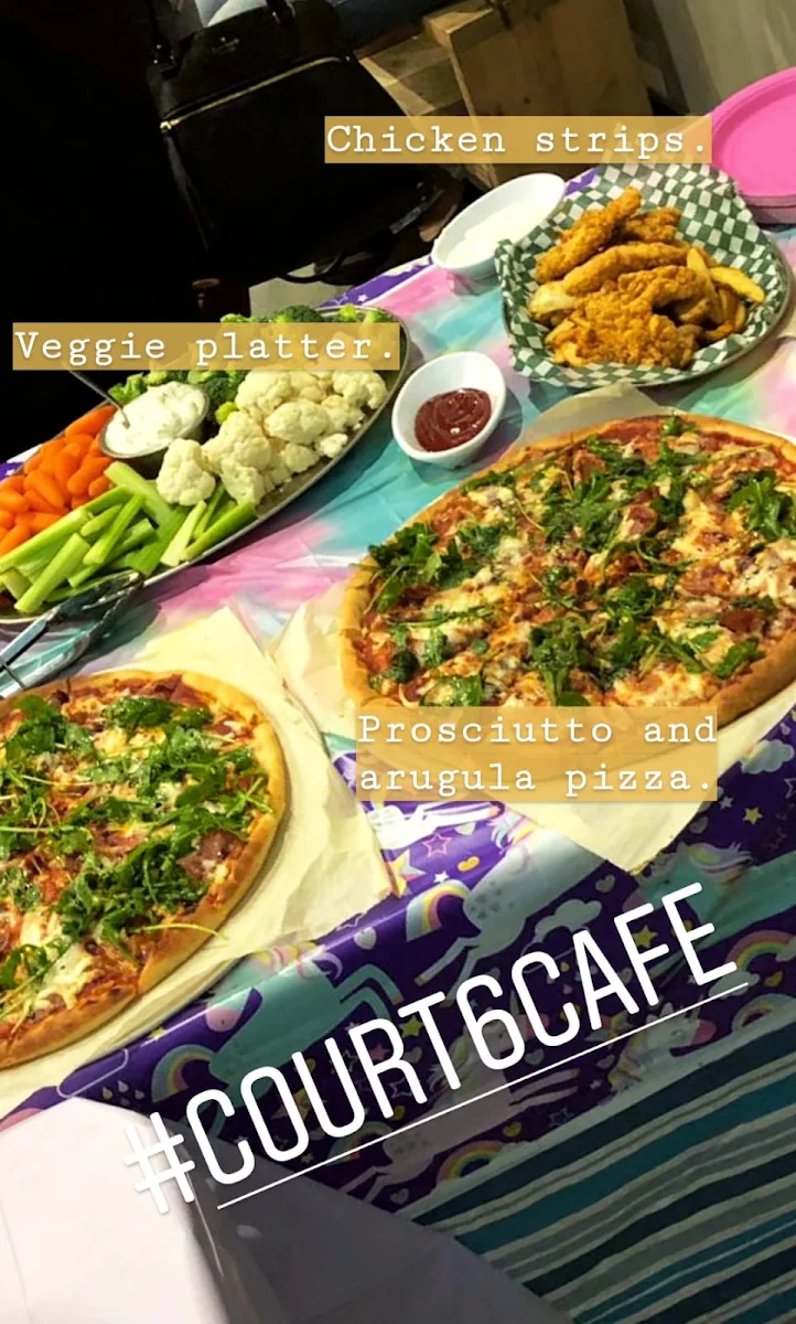 Menu, Court6 Cafe