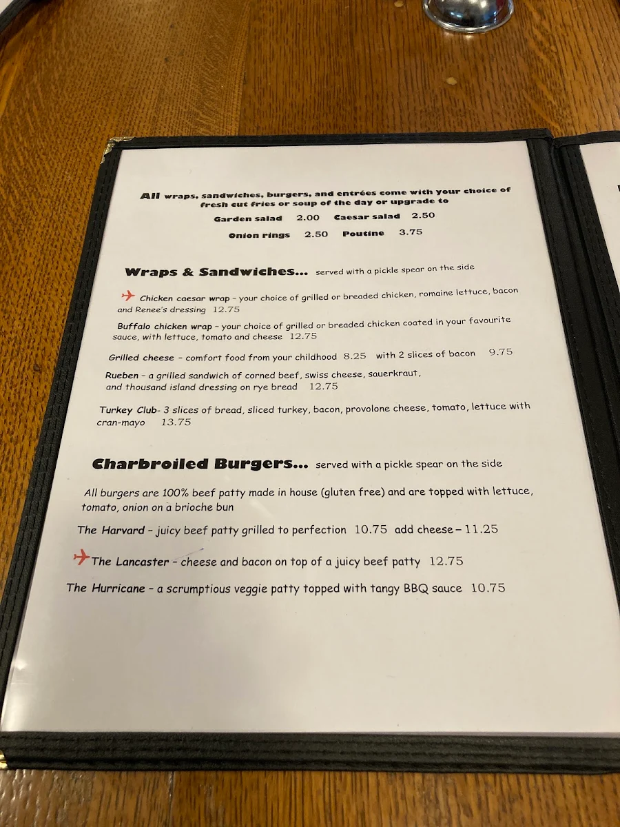 Menu, The 447 Wing