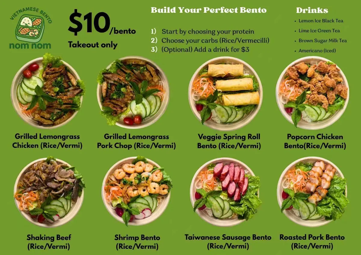 Menu, Juju Cafe & Board Games