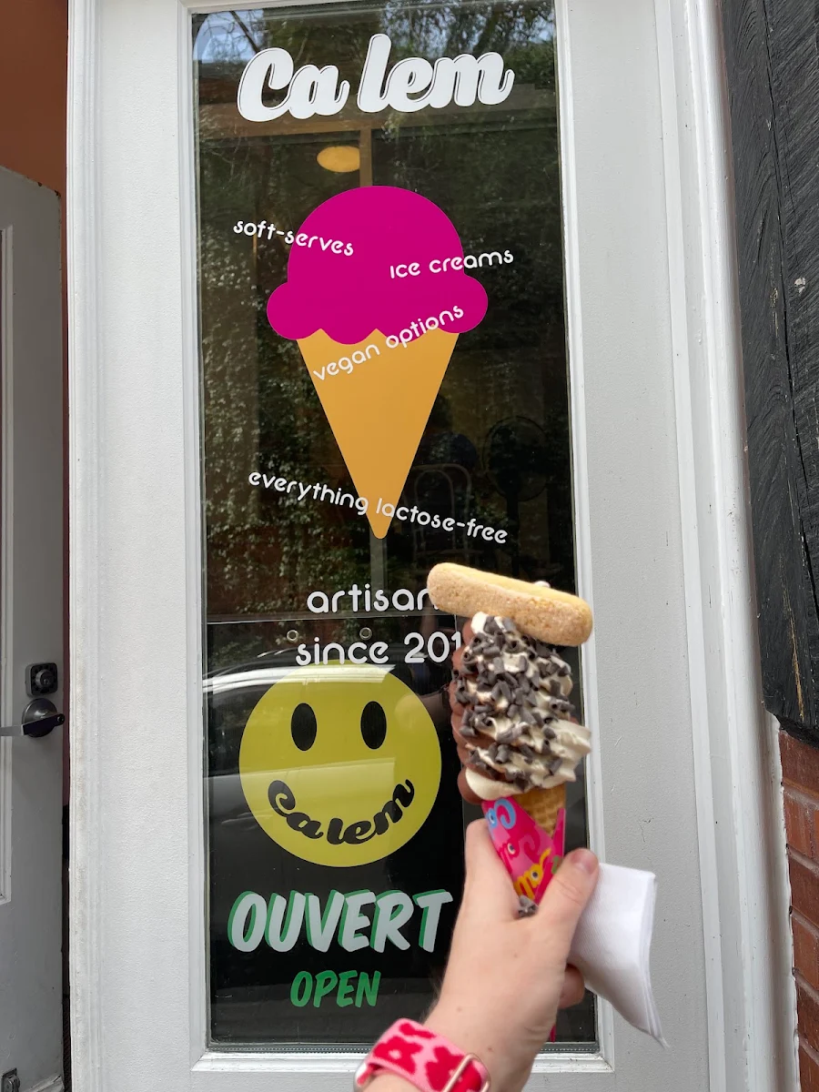 Menu, CA LEM Crèmerie Creamery (Old Port) ice cream