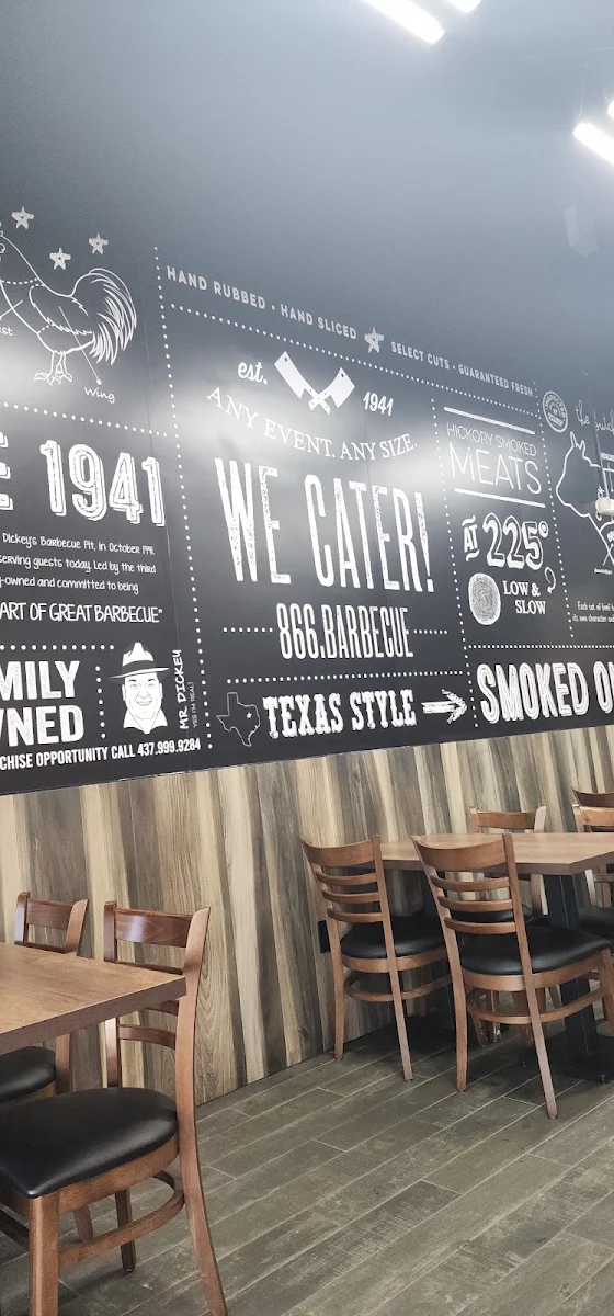 Menu, Dickey's Barbecue Pit