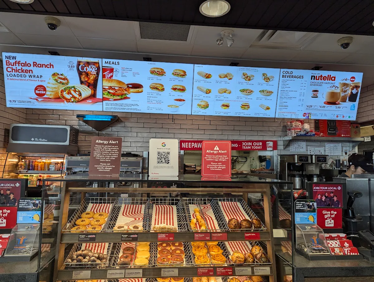 Menu, Tim Hortons