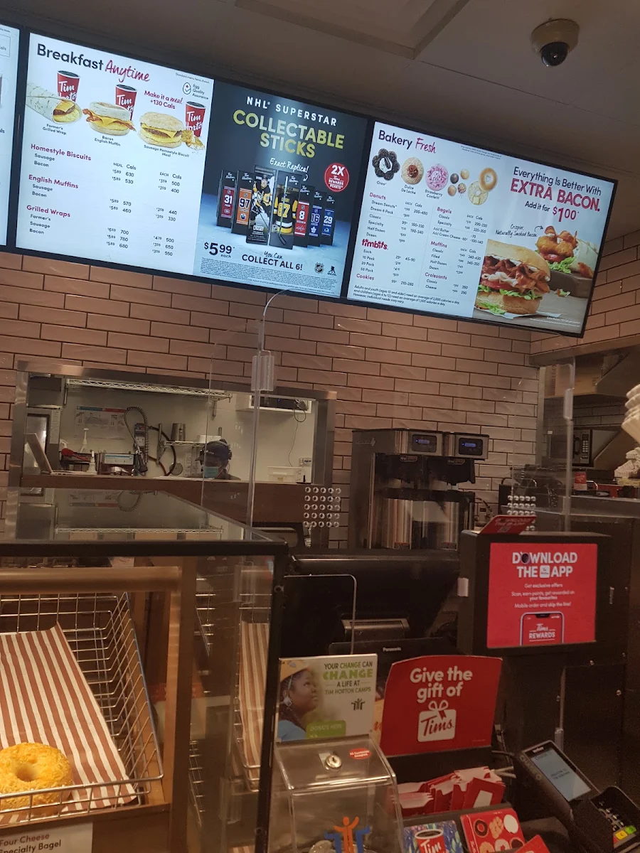 Menu, Tim Hortons