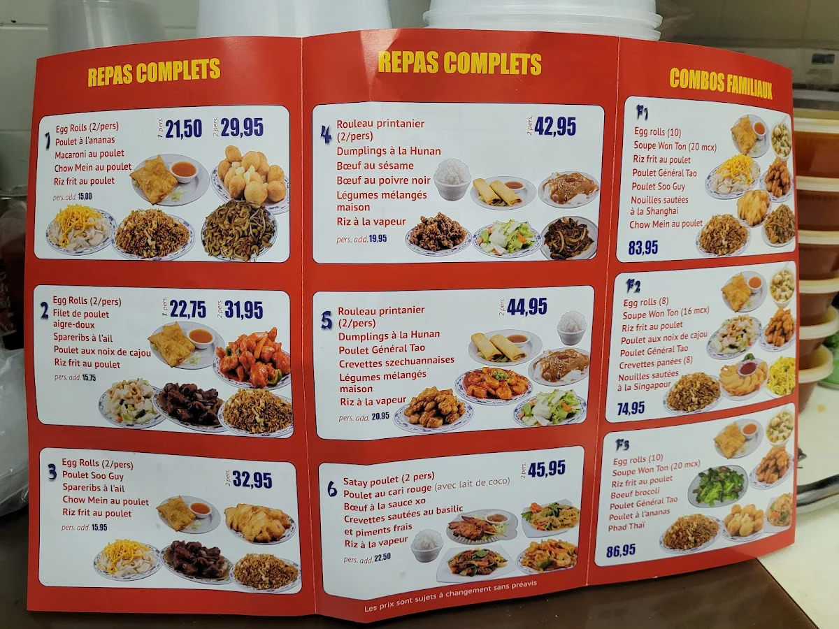 Menu, Baguette Szechuan