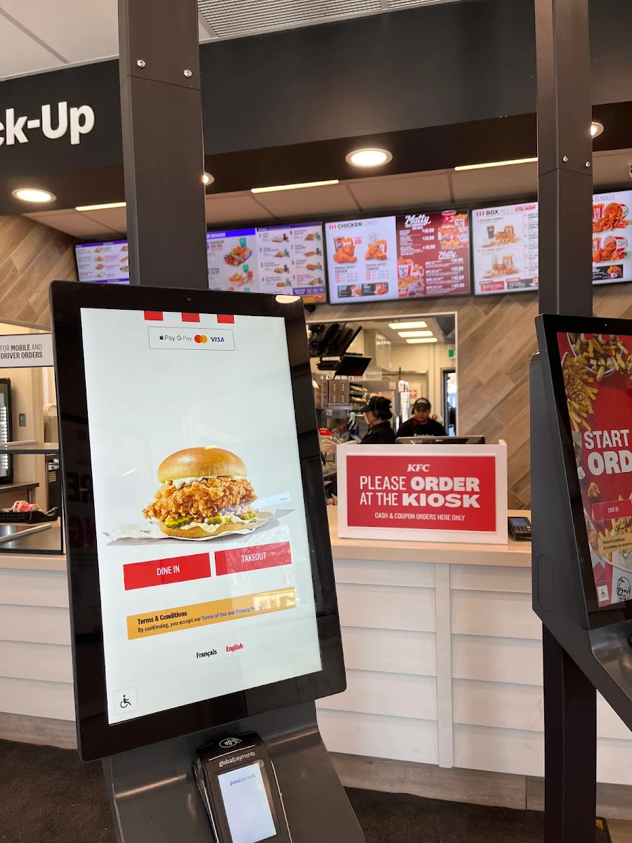 Menu, KFC