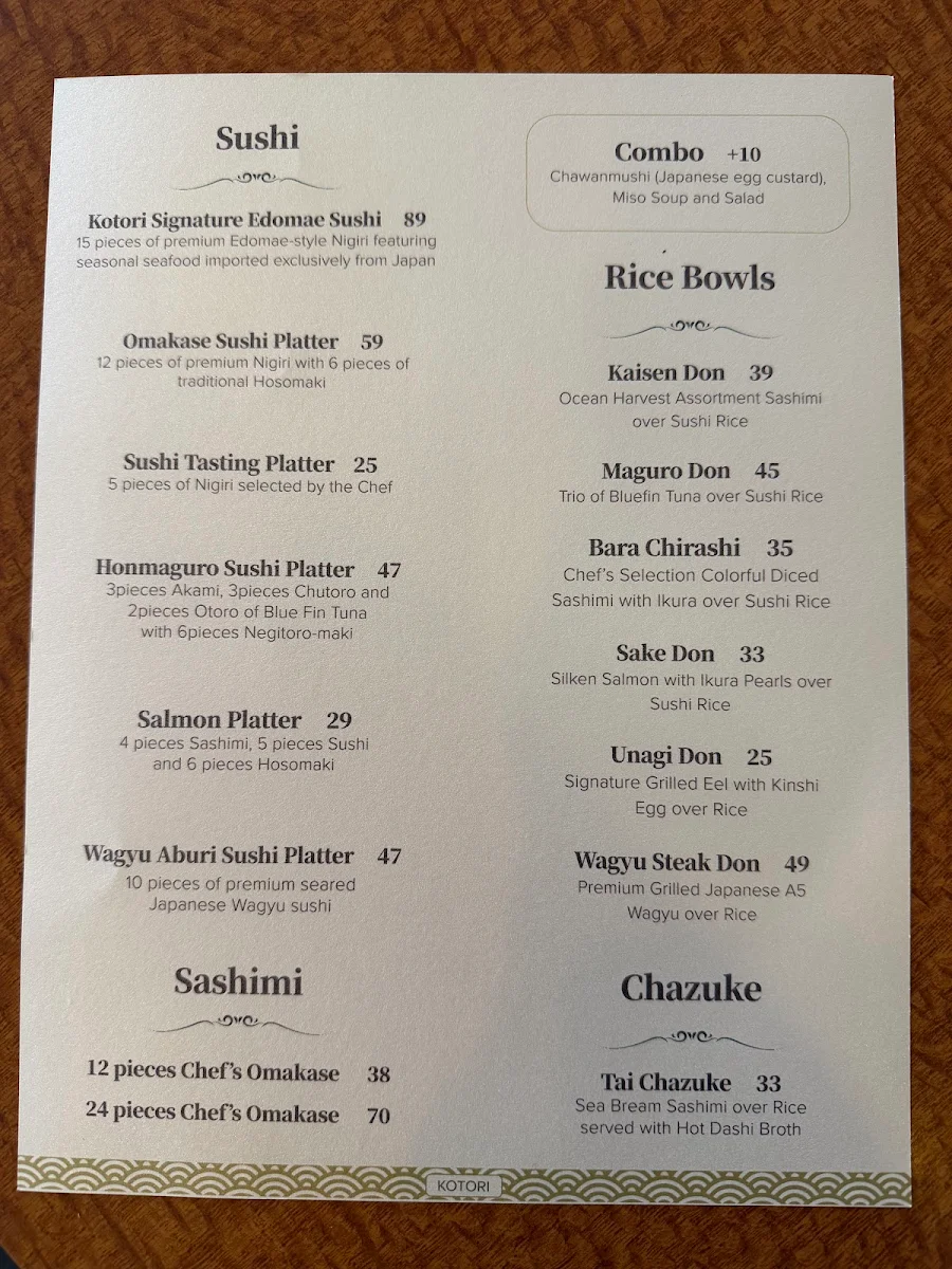 Menu photo 1