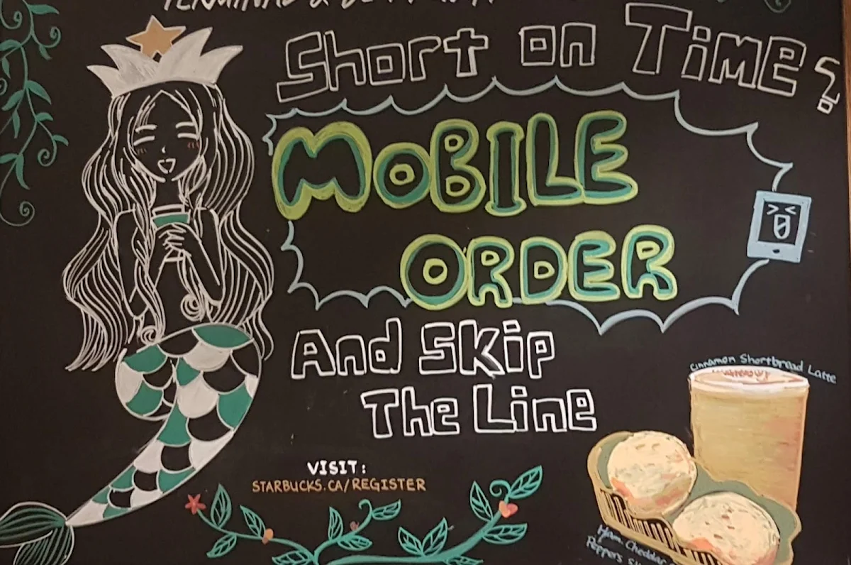 Menu, Starbucks Coffee Company