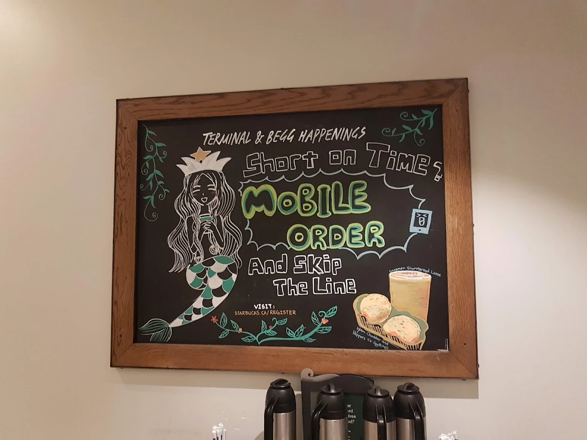 Menu, Starbucks Coffee Company