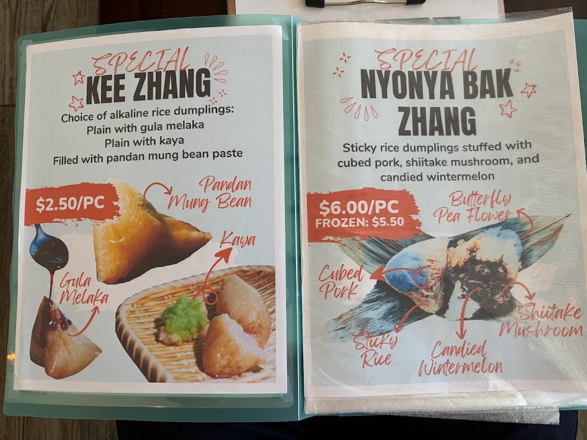 Menu, Shiok Canteen