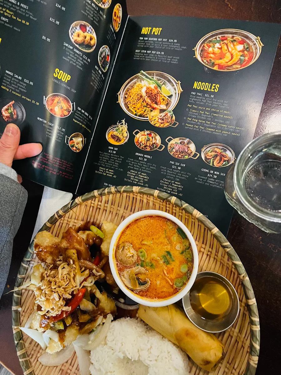 Menu, Thai House Cuisine