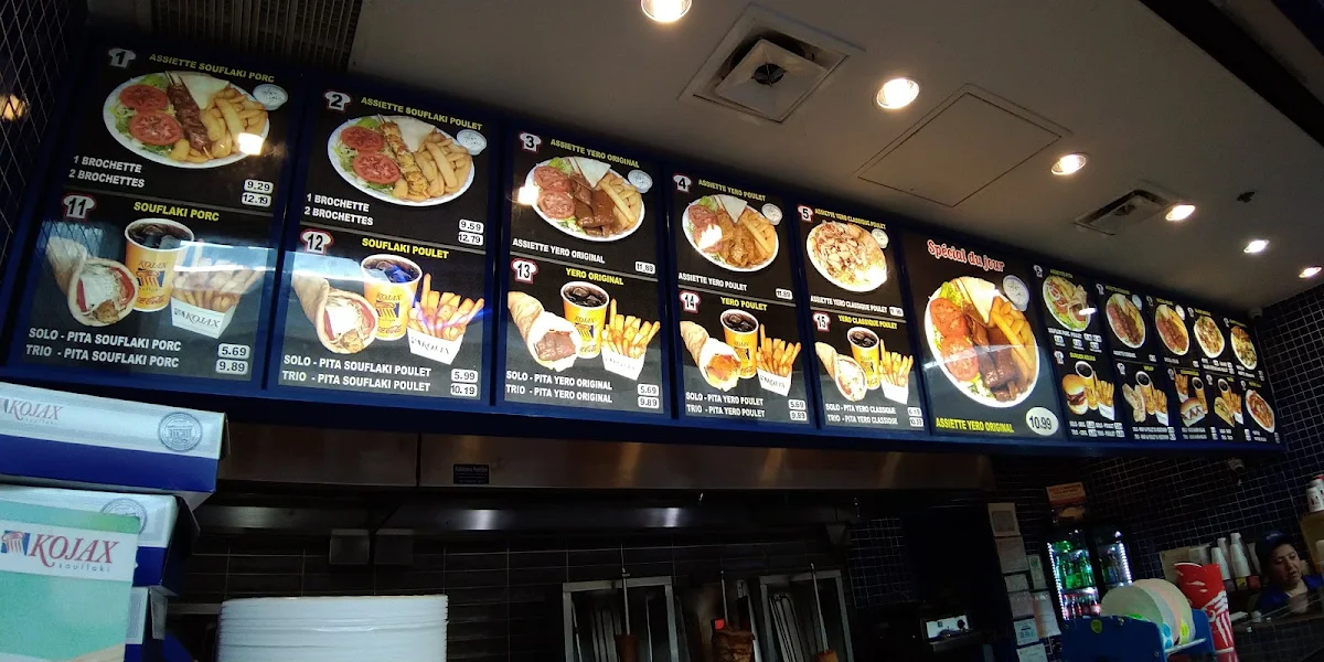 Menu, Kojax Souflaki
