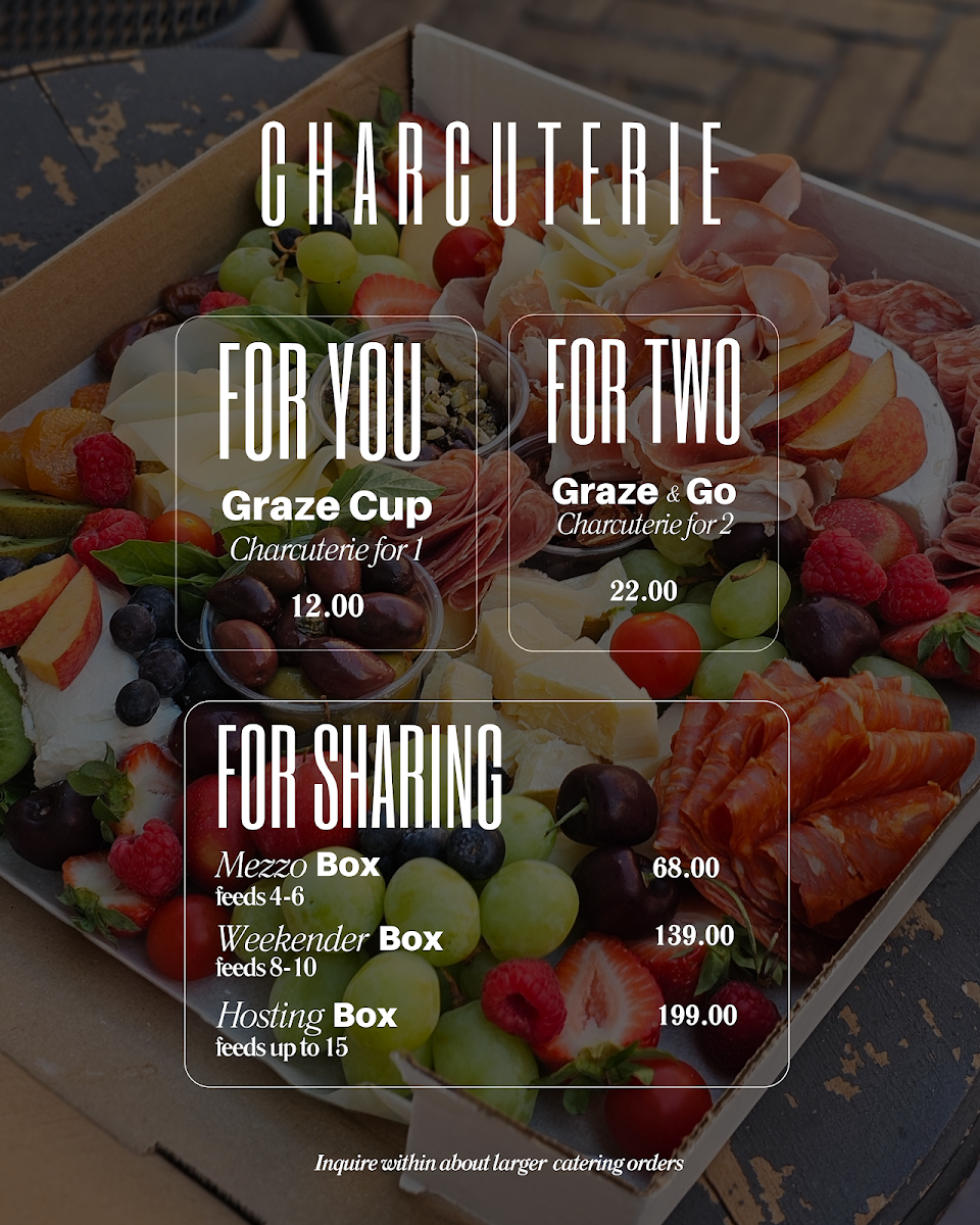 Menu, Amazing Graze | Mississauga Charcuterie Cafe & Grazing Experiences