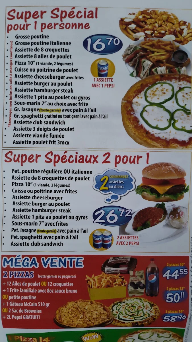 Menu, Becco Pizza Granby