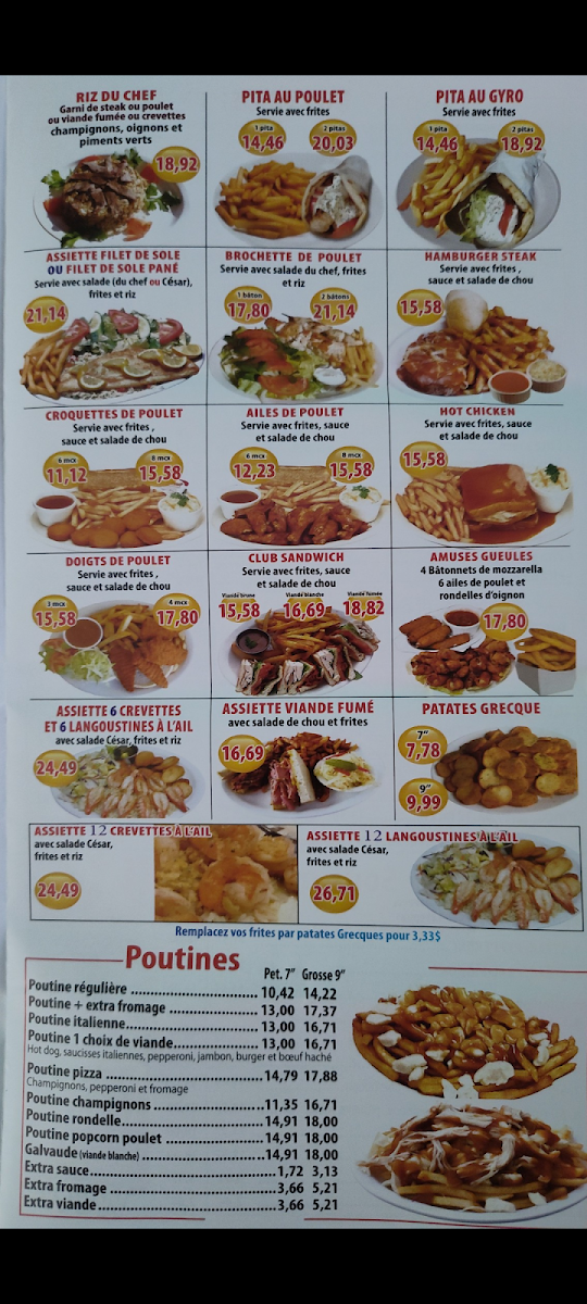 Menu, Becco Pizza Granby