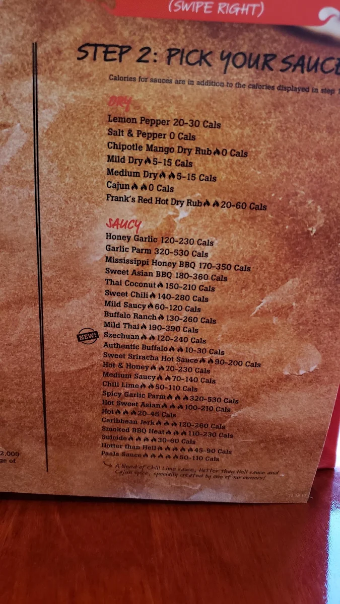 Menu, St. Louis Bar & Grill