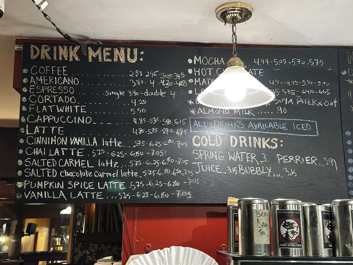 Menu, Remarkable Bean