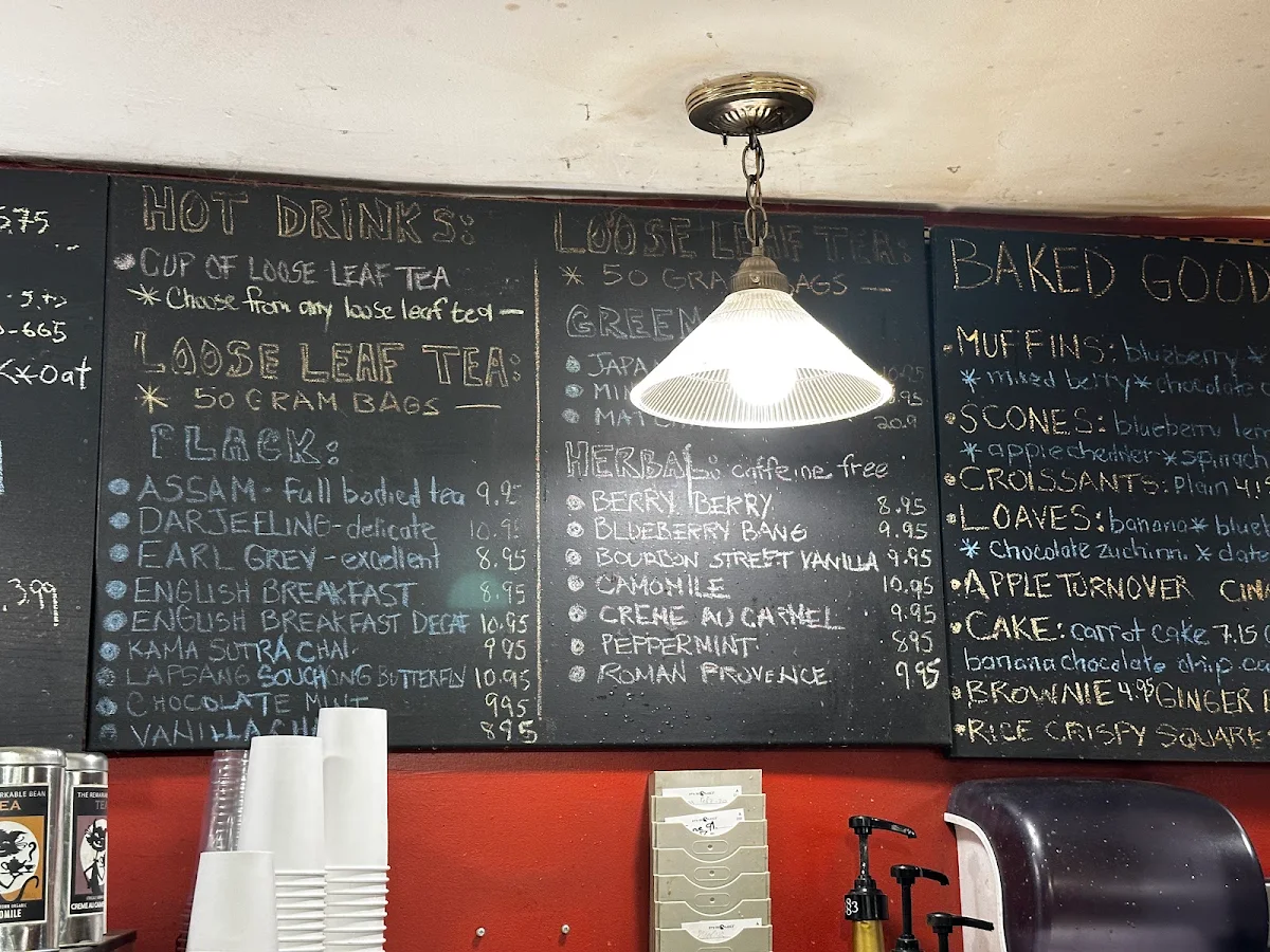 Menu, Remarkable Bean