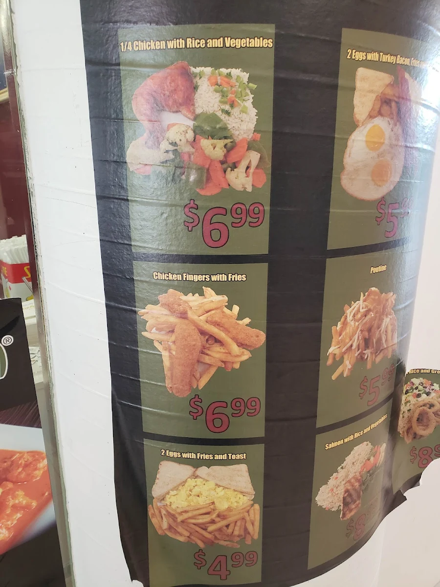 Menu, Taste of Mediterranean