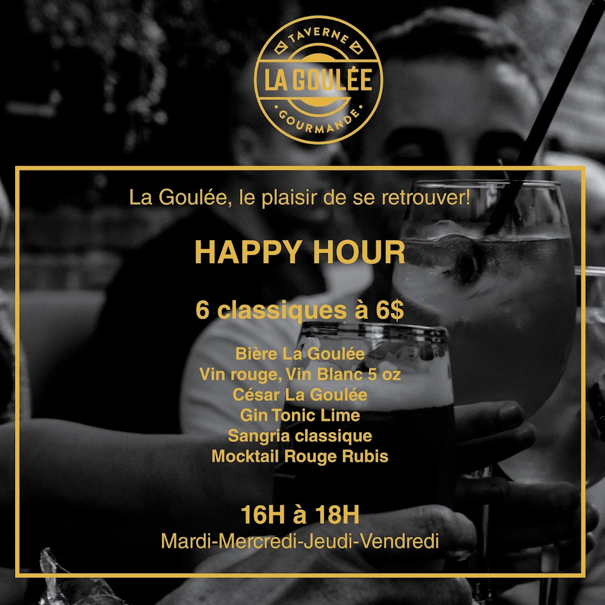 Menu, La Goulée