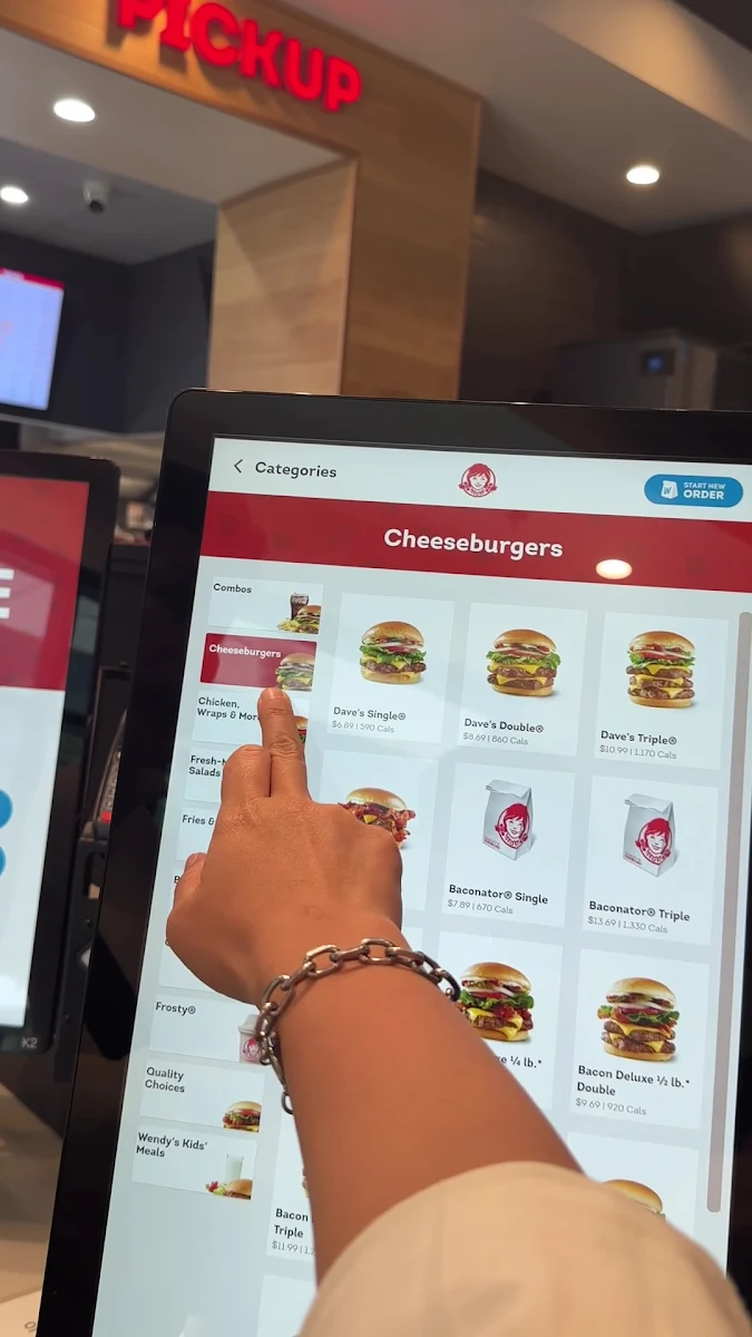 Menu, Wendy's