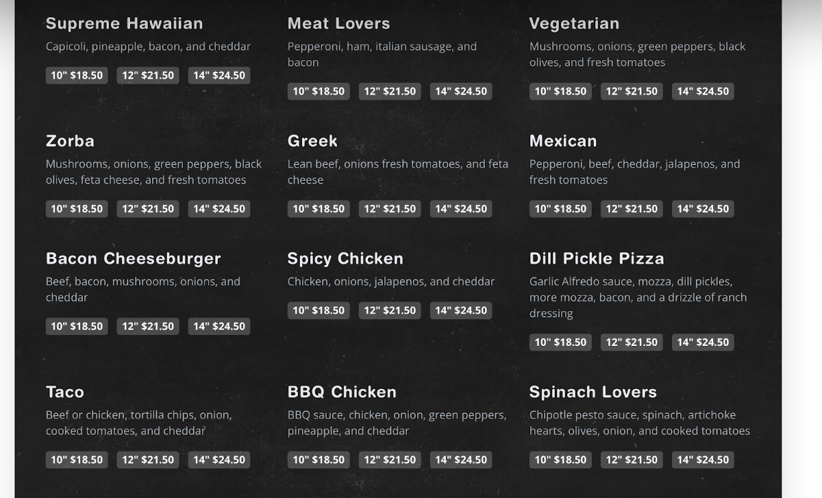 Menu photo 1