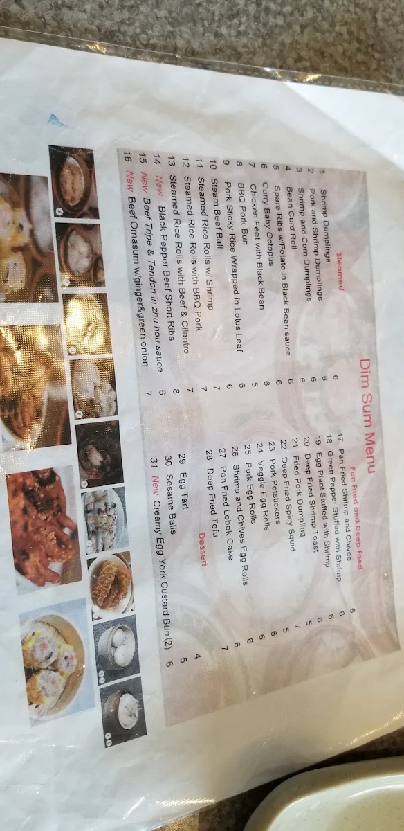 Menu, Yamato