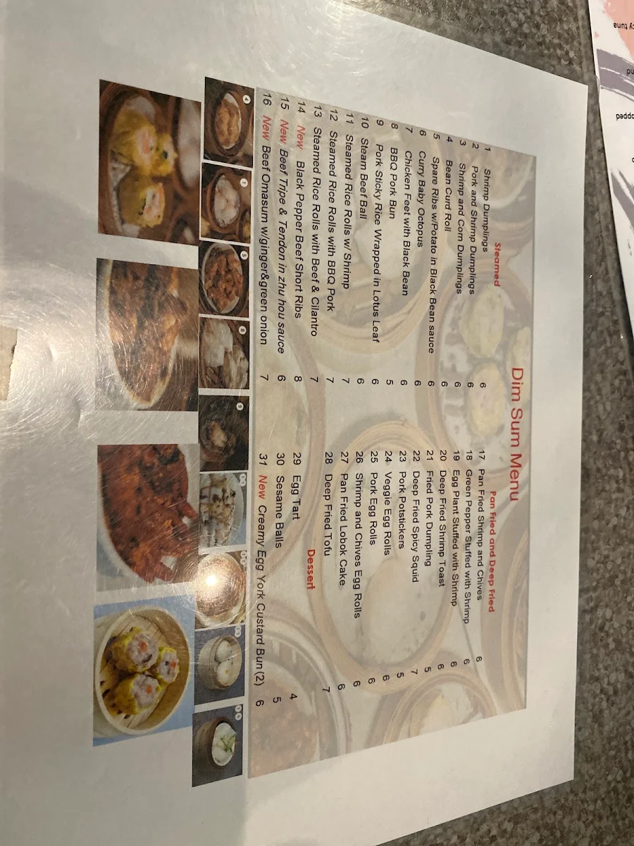 Menu, Yamato