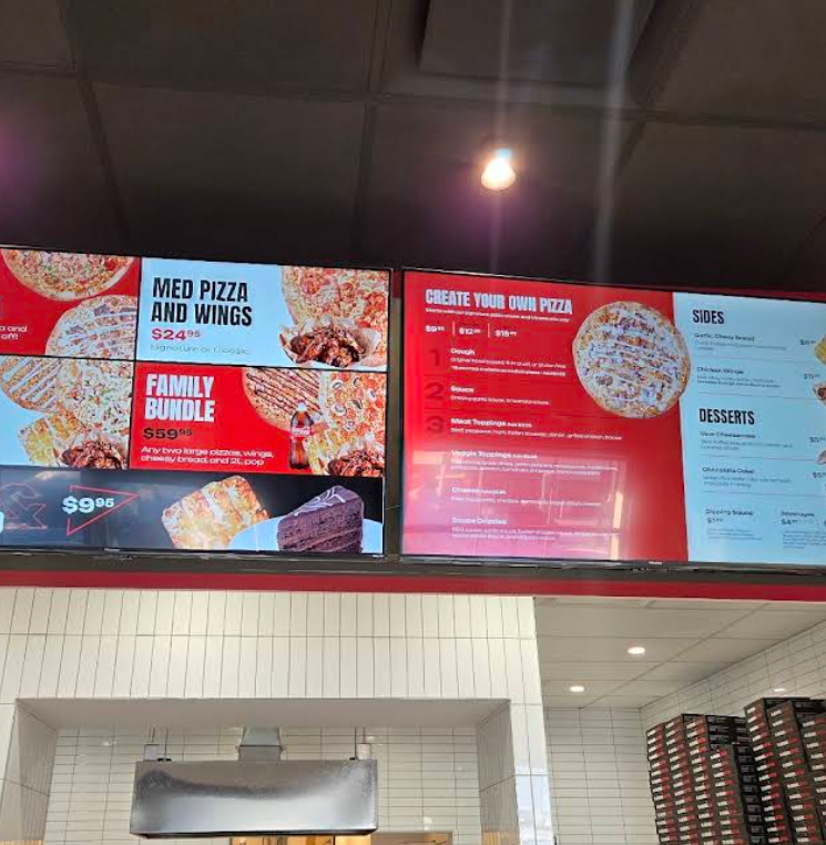 Menu, PIZZAHOLIC