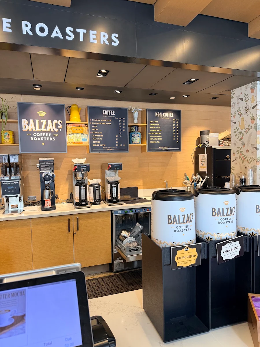 Menu, Balzac's UP Express