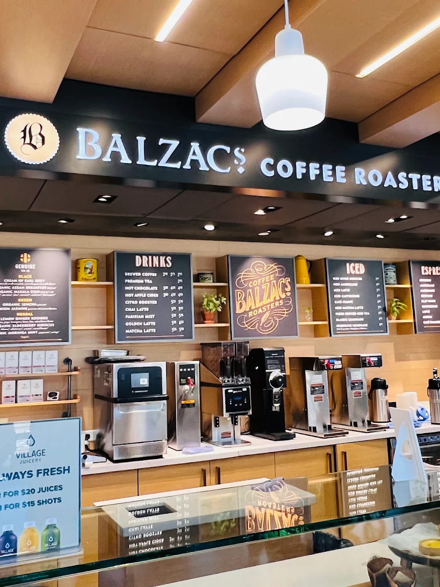 Menu, Balzac's UP Express