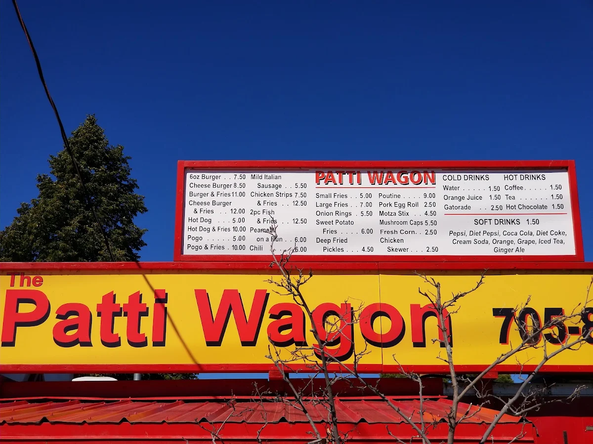 Menu, The Patti Wagon