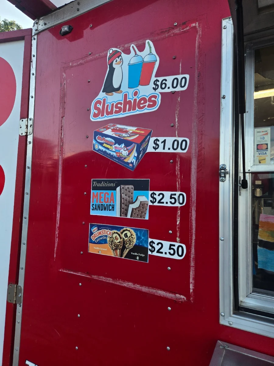 Menu, The Patti Wagon
