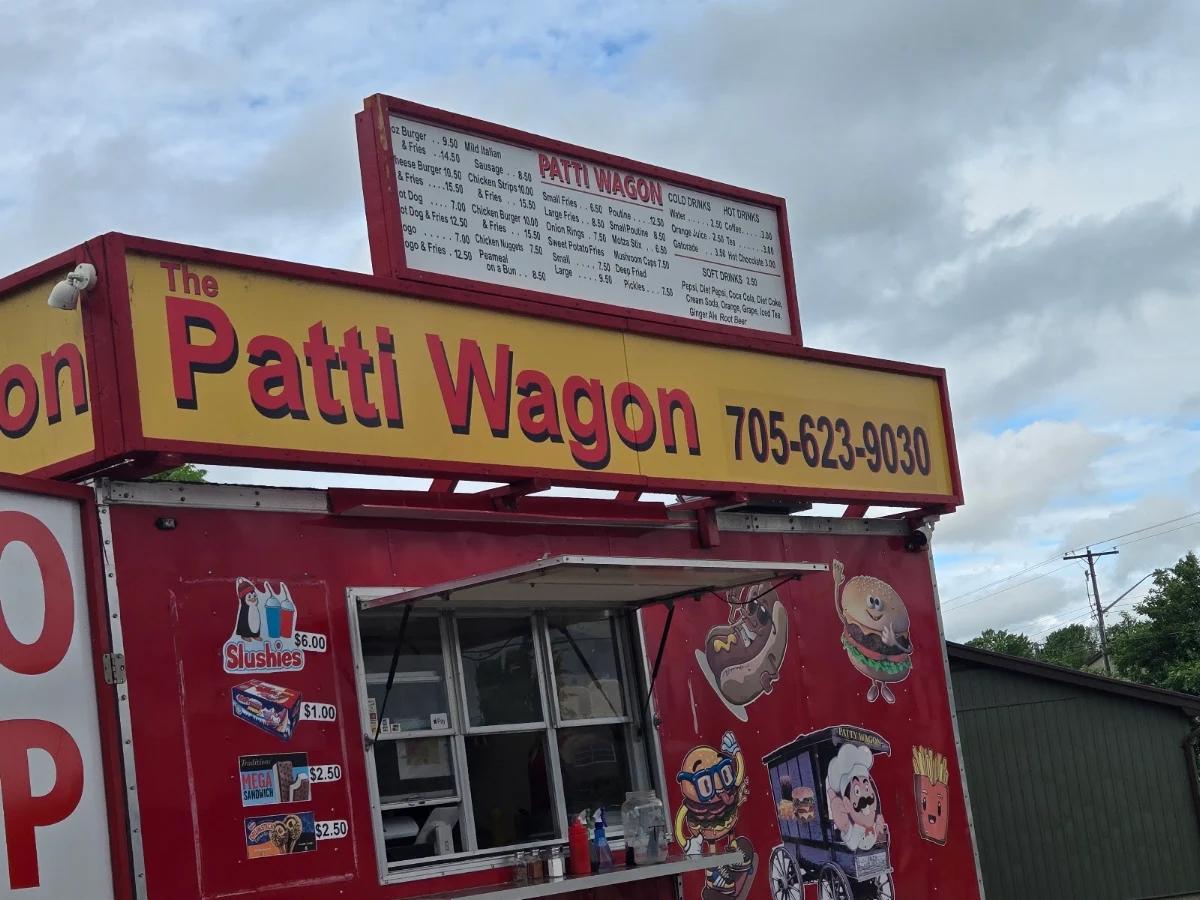 Menu, The Patti Wagon