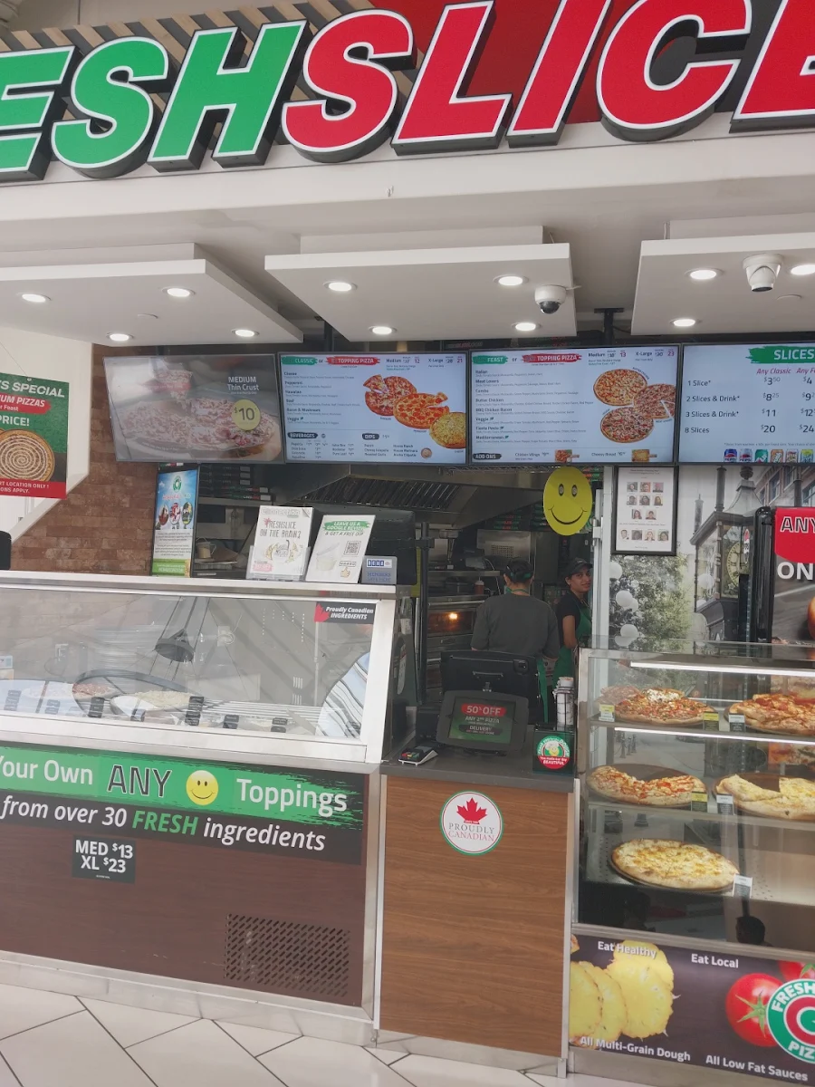 Menu, Freshslice Pizza