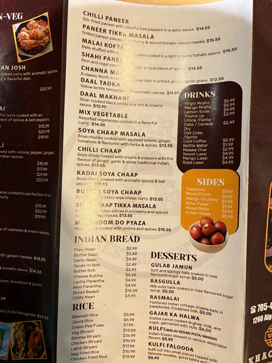 Menu, Amritsari Bites