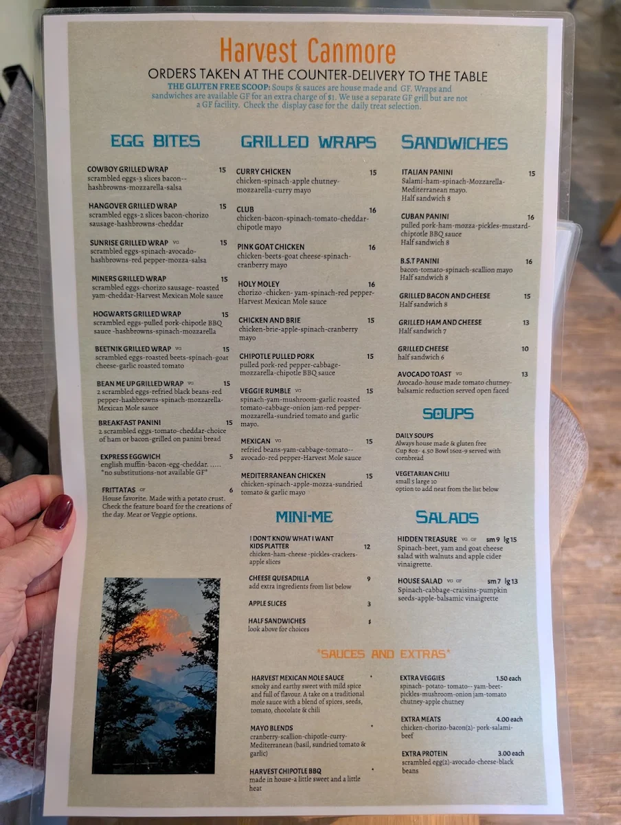 Menu photo 1