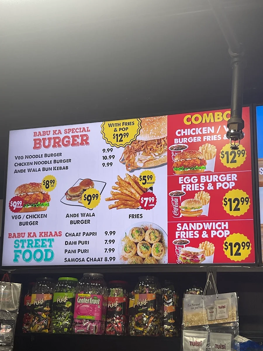 Menu, Paan Hut
