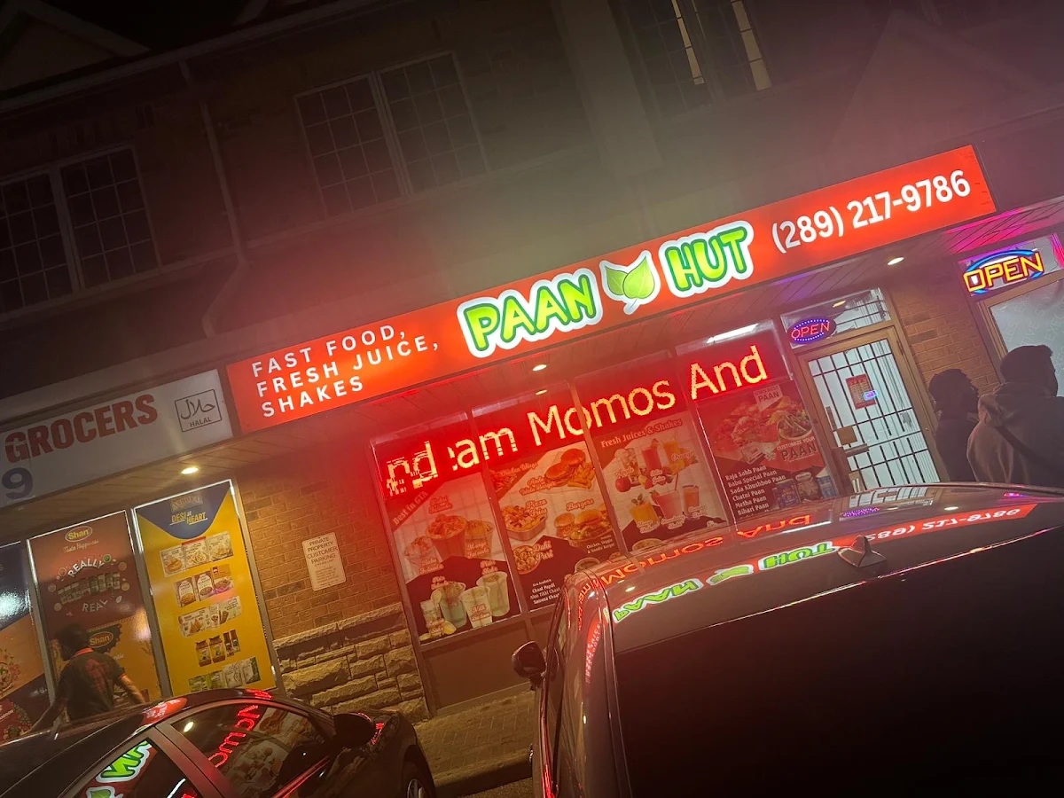 Menu, Paan Hut