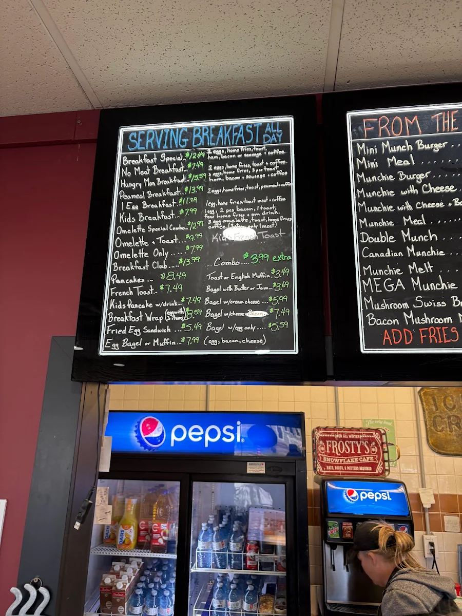 Menu, Munchies