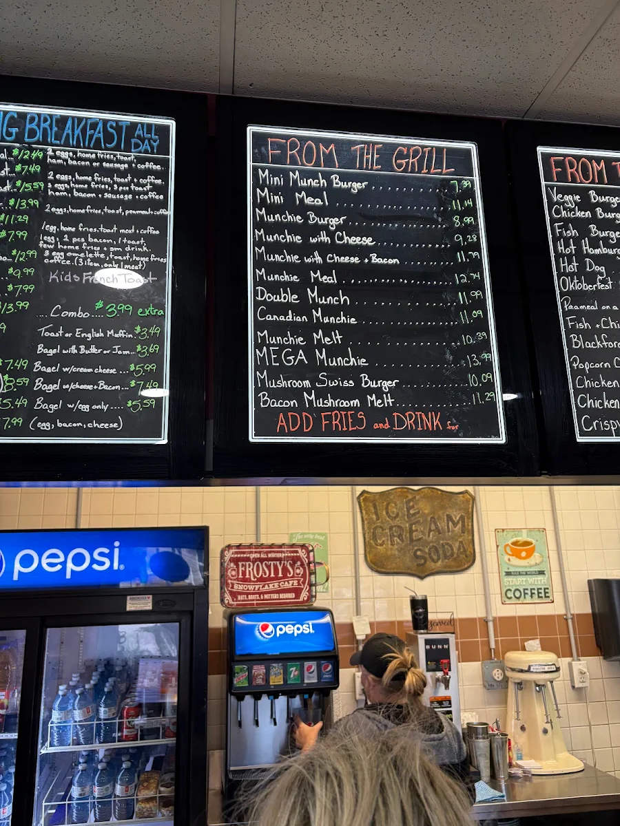 Menu, Munchies