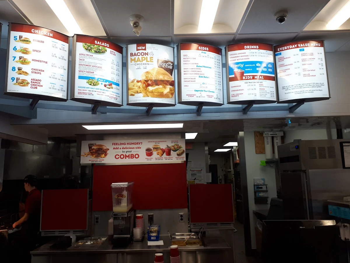 Menu, Wendy's