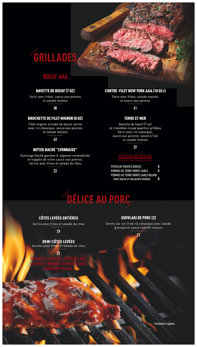 Menu, Barbies Resto Bar Grill